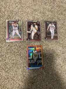 Lote (4) Topps 2025 cromo béisbol Atlanta Braves + 1 inserto - Imagen 1 de 1