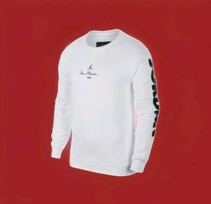 Nike Jordan Concord AJ 11 Fleece BQ0197-100 Pullover White Sz XXL I’M BACK 1996 - Picture 1 of 3