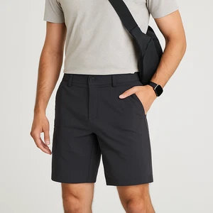 Pantalones Cortos de Viaje Jockey Gris Carbón Rendimiento Elastizados Para Hombre S Bolsillo con Cremallera - Imagen 1 de 11