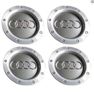 146mm TT Alloy Wheel Centre Caps Silver 8D0601165K - Picture 1 of 3