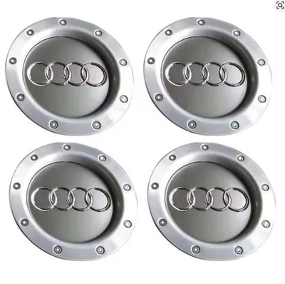 146mm TT Alloy Wheel Centre Caps Silver 8D0601165K - Image 1 of 3