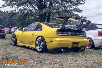 Fiberglass Side Steps / Side Skirt Extensions for Nissan 300zx Z32 Fairlady v9 - Image 1 of 4
