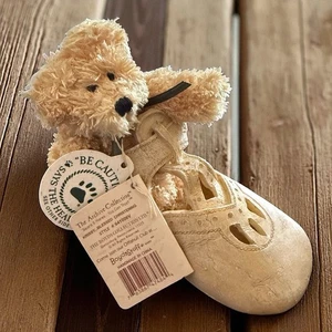 Boyds Bär Taufschuh Plüsch Teddy Archive Collection Krissy mit Etikett - Bild 1 von 9