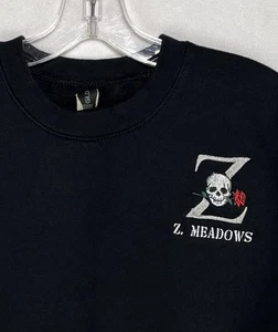 Zade Meadows Fleece Sweatshirt Size Medium The Haunting of Adeline Black Goth - Picture 1 of 6