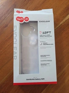 Tech21 Evo Clear Multi-Sturzschutz Hülle für Samsung Galaxy S25 - Bild 1 von 4