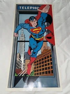 Superman Lopez & Giordano Artwork 50th Anniversary 2 sided poster 36”x18” - Bild 1 von 10