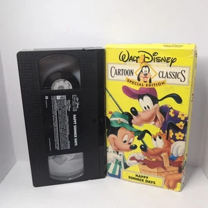 Walt Disney Cartoon Classics Special Edition - Happy Summer Days (VHS, 1992) - Picture 1 of 1
