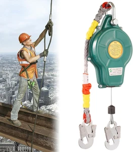 Dispositivo Anticaduta Retrattile, Dispositivo Retrattile Di Sicurezza Anticadut - Foto 1 di 12