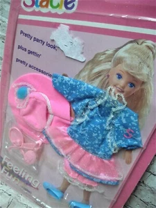 Vtg 90s Barbie STACIE Doll Clothes FEELONG FUN FASHIONS 1993 10749 MOC - Picture 1 of 6