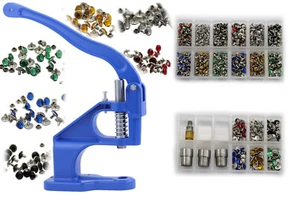Stud Setter Plus 1050 Rhinestone Rivets In 3 Sizes And 6 Colors - Picture 1 of 10