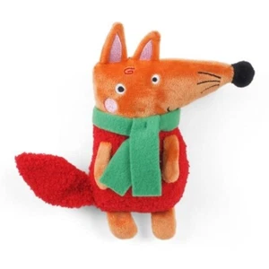 Zoon Red Fox Squeaky Plush Dog Toy - Picture 1 of 2