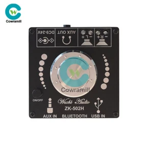 HIFI Bluetooth 5.0 AUX TPA3116D2 Digital Power Amplifier Board 50WX2 Stereo - Picture 1 of 8