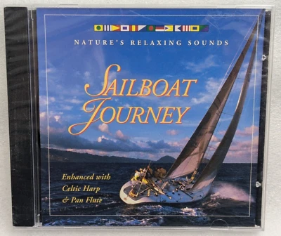 Nature's Relaxing Sounds Sailboat Journey Celtic Harp Pan Flute (CD, 1995) NEW - Image 1 of 4