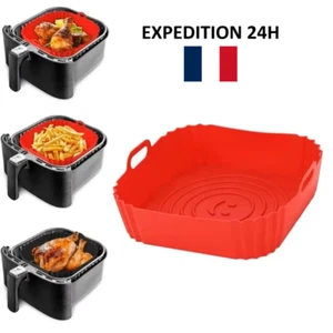Tapis en Silicone Bac de Cuisson Reutilisable Pour Friteuse a Air Airfryer - Imagen 1 de 2