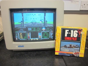 Atari ST F-16 COMBAT PILOT Spiel vollständig getestet - ACTION 16 - Bild 1 von 5