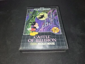 Castle of Illusion Starring Mickey Mouse Sega Genesis EXMT+ cond CIB authentic! - Picture 1 of 6
