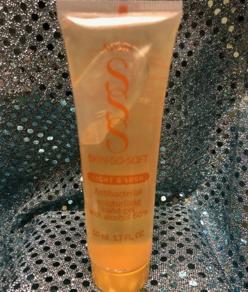 Lot of 4, Avon Skin So Soft Soft Light & Lush Moisturizing Hand Gel, 1.7oz NOS - Image 1 of 1