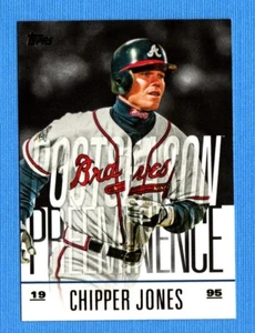 2018 Topps Update Postseason Preeminence #PO9 Chipper Jones Braves - Picture 1 of 1