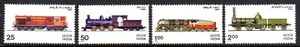 Trains - India 1976 Locomotives set fine fresh MNH - Picture 1 of 1