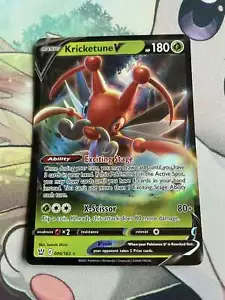 Tarjeta Pokémon holográfica ultra rara estilos de batalla Kricketune V 006/163 casi nueva - Imagen 1 de 2