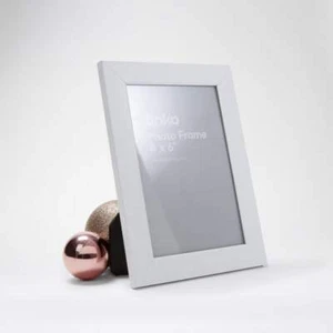 Monaco White Photo Frames 4x6 10x15cm Clear Pocket Gift Home Decor 4in. x 6in. - Picture 1 of 4