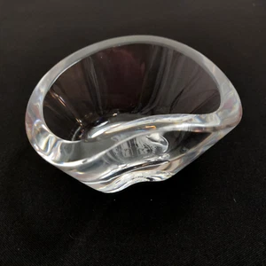 Helena Tynell RIIHIMAEN Lasi Oy Art Glass Bowl Engraved Seal KOP Bank of Finland - Picture 1 of 7