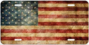 Distress American EE. UU. Letrero de pared de placa de bandera automóvil bicicleta motocicleta, etc. - Imagen 1 de 4
