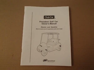 2008 - 2010 Club Car Precedent Electric & Gasoline Golf Cart Owner's Manual - Picture 1 of 5