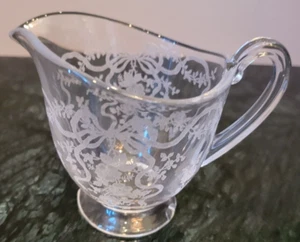Vintage Etched Fostoria Glass Buttercup Creamer - Picture 1 of 2