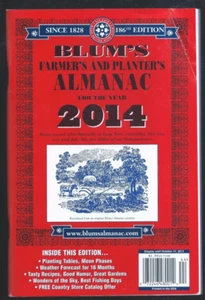 "Blum's" Farmer's And Planter's' Almanac For The Year 2014" 186th Edition - Picture 1 of 2