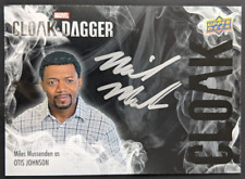 Miles Mussenden SIGNED Cloak & Dagger Trading Card Otis Johnson C-MM Upper Deck