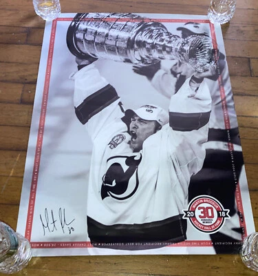 "Póster Martin Brodeur Stadium Giveaway 2018 NJ Devil's Hall of Fame Hof SGA 24""" Foto 1 de 4