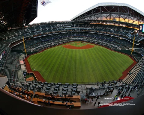 Globe Life Field Texas Rangers Unsigned Outfield General View Photo Cover