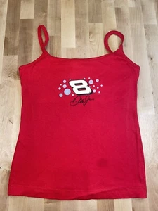 Dale Earnhardt Jr. #8 NASCAR GRÖSSE MED fällt klein aus Rennen NAME & NUMMER Tank Top Vintage - Bild 1 von 6