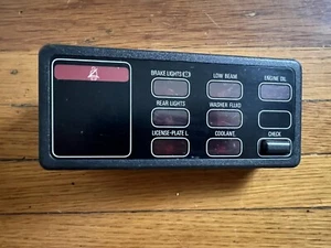 Check Control Panel Dash Warning Light BMW E30 E28 325I 325E 325IX 535I OEM 109K - Foto 1 di 2