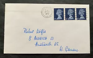 UK Great Britain 1972 York - used cover to München Munich Germany - Bild 1 von 2