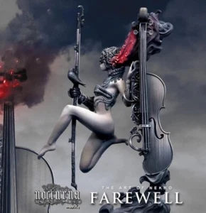 90MM Scale Violin queen FAREWELL Fantasy Character Unpainted Resin Model Kit - Picture 1 of 2