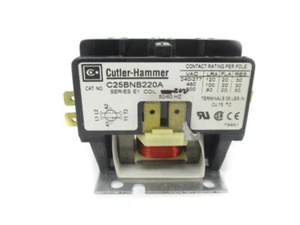 CUTLER HAMMER C25BNB220A SER. E1 24V NSNP - Picture 1 of 4