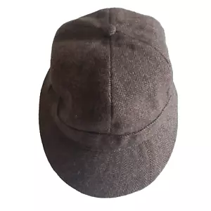 JOULES brauner Tweedhut "HOLMESTWEED" Deerstalker-Stil für Herren Größe Medium - Bild 1 von 5