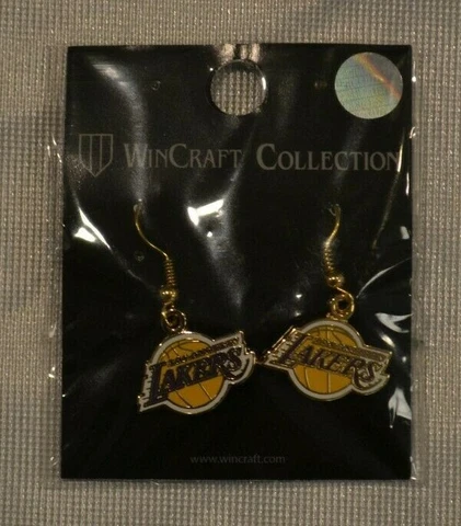 Los Angeles Lakers Logo Earrings By WinCraft Collection -- New In Package! Cover