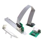 M.2 To 1000M Networking Card MINI PCIE Rj45 Networking Adapters Half-height