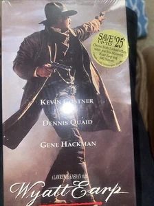 Wyatt Earp (VHS 1994 2-Tape Set) Kevin Costner Dennis Quaid New Sealed - Foto 1 di 1