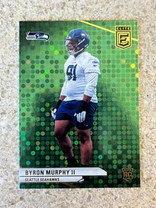 2024 Donruss Elite Green Disco #110 Byron Murphy II Seattle Seahawks Rookie RC - Picture 1 of 2