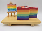 Rainbow Sherbet Handmade Bar Soap - Pride Soap
