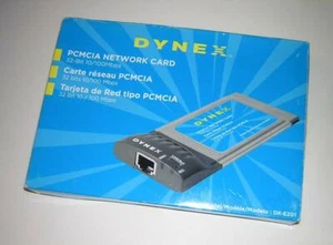 Dynex CardBus 10/100 Fast Ethernet LAN PC Card DX-E201 NEW in Box - Picture 1 of 2