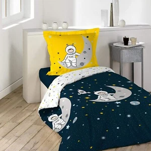 Bettgarnitur Bettbezug 140x200 cm und Bezug - kleiner Astronaut - Bild 1 von 1