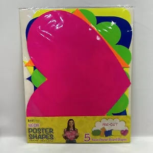 Royal Brites - Neon Assorted Poster Shapes - 11" X 14" - 5 Count - Picture 1 of 18