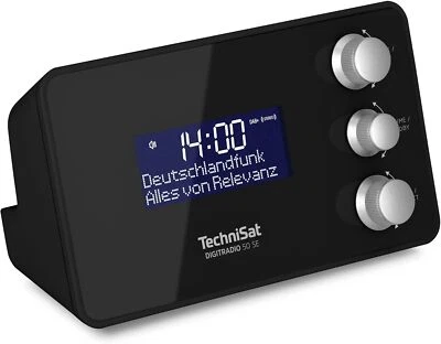 TechniSat DigitRadio 50 SE Uhrenradio  schwarz - Bild 1 von 3
