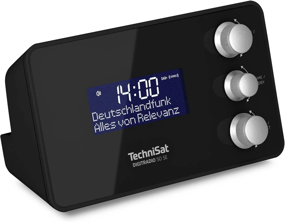 Technisat Uhrenradio DIGITRADIO 50 SE Weckfunktion DAB DAB USB schwarz B Ware