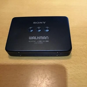 Reproductor de casete Walkman Sony WM-EX666 negro equipo de audio usado - Imagen 1 de 8